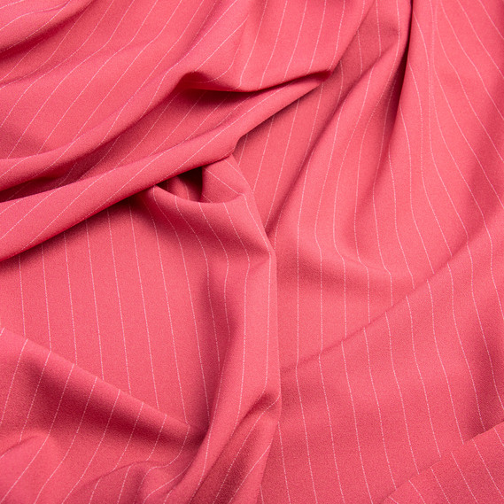 Suit fabric DTX-3461 AHRI stripe корал, фото 2