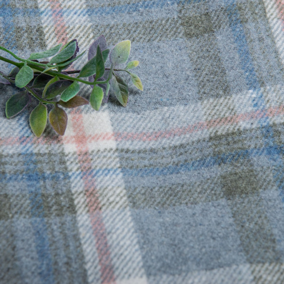 Тканина костюмна Клітина сіра, фото 3