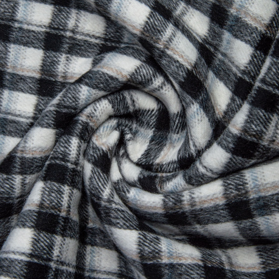 Тканина костюмна Клітина  сіро чорна, фото 1 Тканина костюмна Клітина  сіро чорна, фото 1