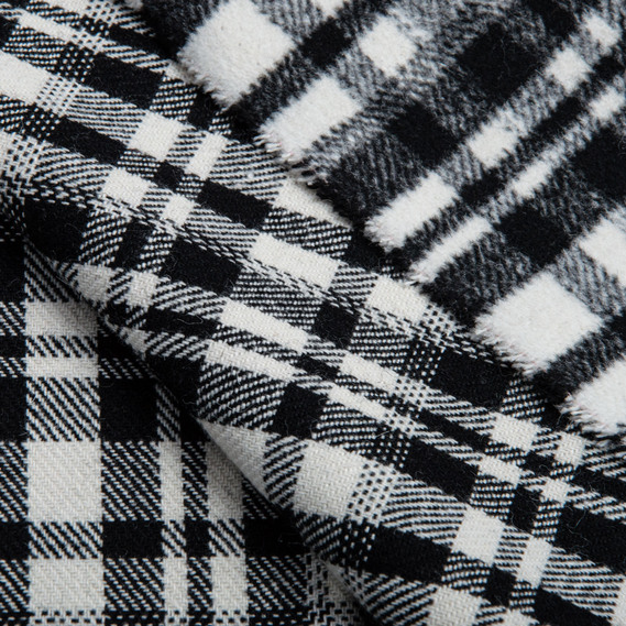 Тканина костюмна Клітина чорно біла, фото 2 Тканина костюмна Клітина чорно біла, фото 2