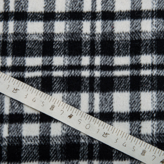 Тканина костюмна Клітина чорно біла, фото 4 Тканина костюмна Клітина чорно біла, фото 4