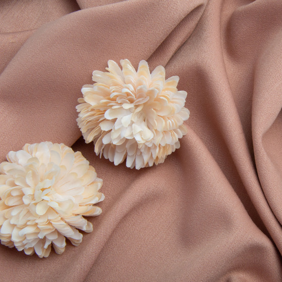 Тканина костюмна Міранда, 150 см, 322 гр/м2, для одягу, плаття, костюмів, спідниць арахіс, фото 3