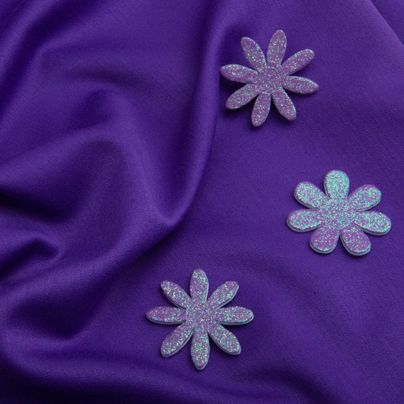 Тканина костюмна Міранда, 150 см, 322 гр/м2, для одягу, плаття, костюмів, спідниць фіолет, фото 3 Тканина костюмна Міранда, 150 см, 322 гр/м2, для одягу, плаття, костюмів, спідниць фіолет, фото 3