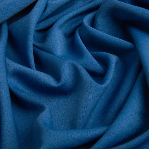 Miranda suit fabric, 150 cm wide, 322 g/m², suitable for clothing, dresses, suits, and skirts V-19 синя, фото 2 Miranda suit fabric, 150 cm wide, 322 g/m², suitable for clothing, dresses, suits, and skirts V-19 синя, фото 2