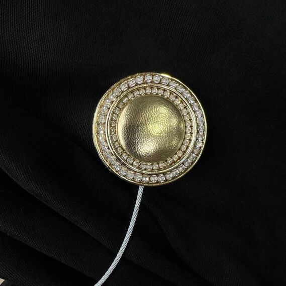 Магнит подхват для штор на тросе V-C-2 золото гладка, фото 1 Магнит подхват для штор на тросе V-C-2 золото гладка, фото 1