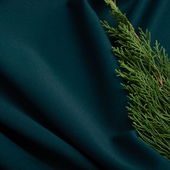Тканина костюмна Міранда, 150 см, 322 гр/м2, для одягу, плаття, костюмів, спідниць т/зелений, фото 3