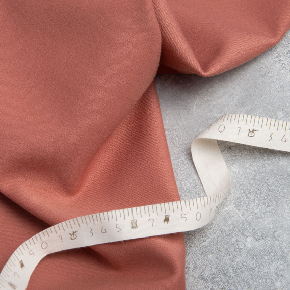 Тканина костюмна Міранда, 150 см, 322 гр/м2, для одягу, плаття, костюмів, спідниць кориця, фото 3