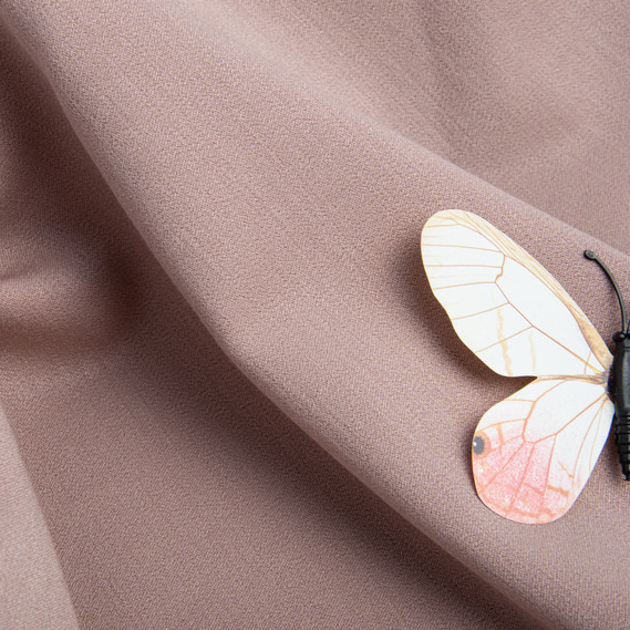 Miranda suit fabric, 150 cm wide, 322 g/m², suitable for clothing, dresses, suits, and skirts V-67 т/беж, фото 3 Miranda suit fabric, 150 cm wide, 322 g/m², suitable for clothing, dresses, suits, and skirts V-67 т/беж, фото 3