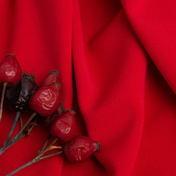 Тканина костюмна Анжеліка червона, фото 3