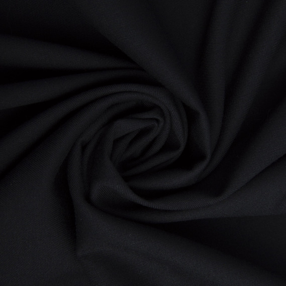 Sophia jacquard suit fabric, 150 cm wide, 205 g/m², suitable for clothing, dresses, suits, and skirts чорний, фото 1