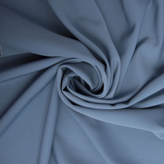 Тканина костюмна однотонна Торонто, 150 см, 217 гр/м2, для одягу, плаття, костюмів, спідниць св/денім, фото 1