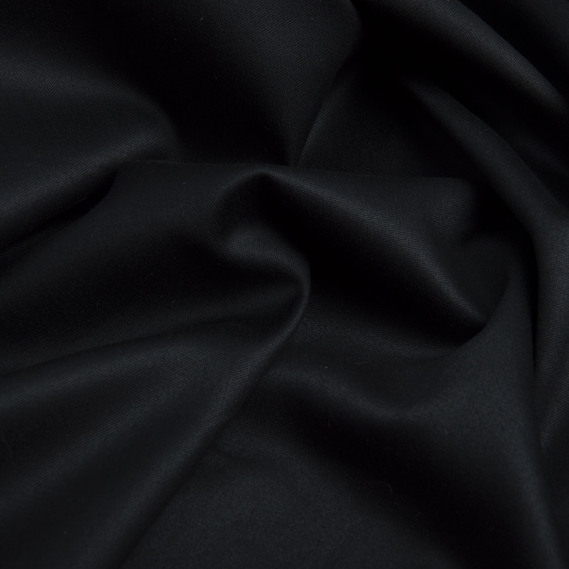Тканина костюмна Сімон чорна, фото 2