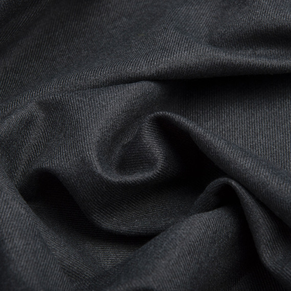 Тканина костюмна Сельвестр т/сіра, фото 2 Тканина костюмна Сельвестр т/сіра, фото 2