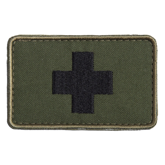 Шеврон на липучке на медицинскую аптечку 4,8х7,8 см, фото 1