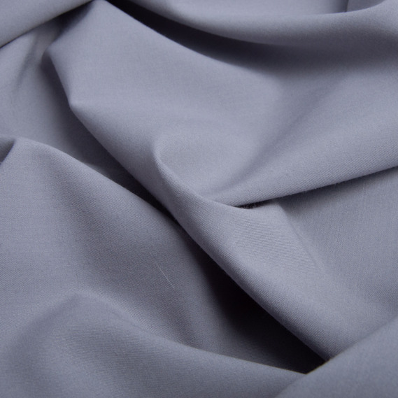 Тканина костюмна Лазуріна твіл, 140 см, 207 гр/м2, для одягу, плаття, костюмів, спідниць сіра, фото 2