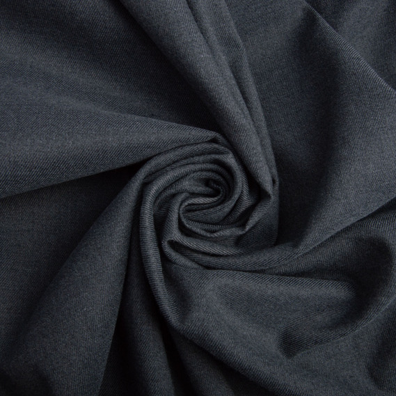 Тканина костюмна однотонна Марко сіра, фото 1