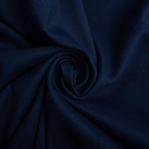 Suit fabric plain dark blue темно синя, фото 1