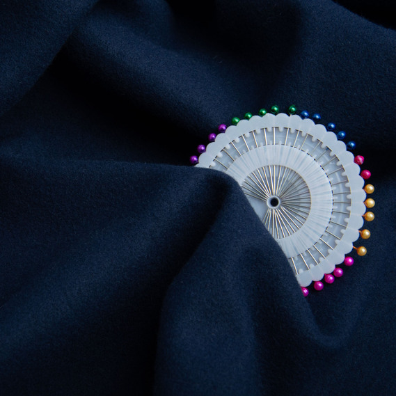 Тканина пальтова Феникс New, 150 см сапфір, фото 3 Тканина пальтова Феникс New, 150 см сапфір, фото 3