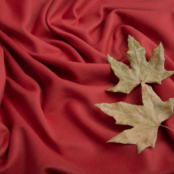 Тканина пальтова Loro Piana т/корал червона для пальт костюмів кашемір т/корал, фото 3