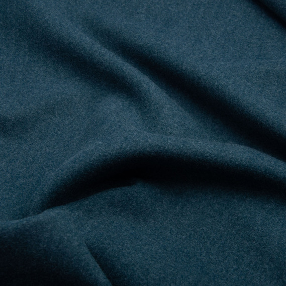 Тканина пальтова Дакота однотонна, 150 см, 397 гр/м2 мор хвиля, фото 2