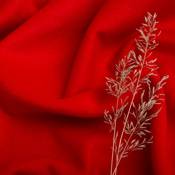 Ткань пальтовая Анеля червона, фото 3