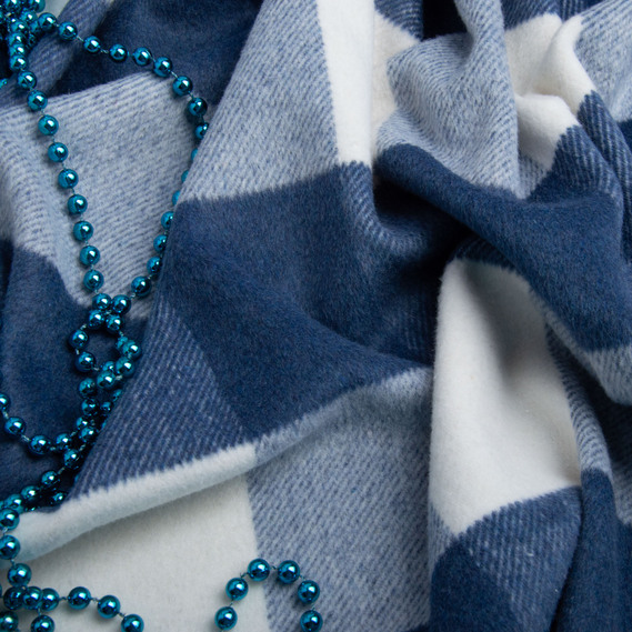 Coat fabric The cage is large денім, фото 3