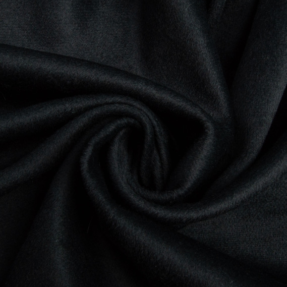 Ткань пальтовая Анеля чорна, фото 1