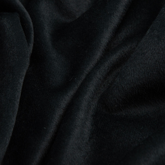 Ткань пальтовая Анеля чорна, фото 2
