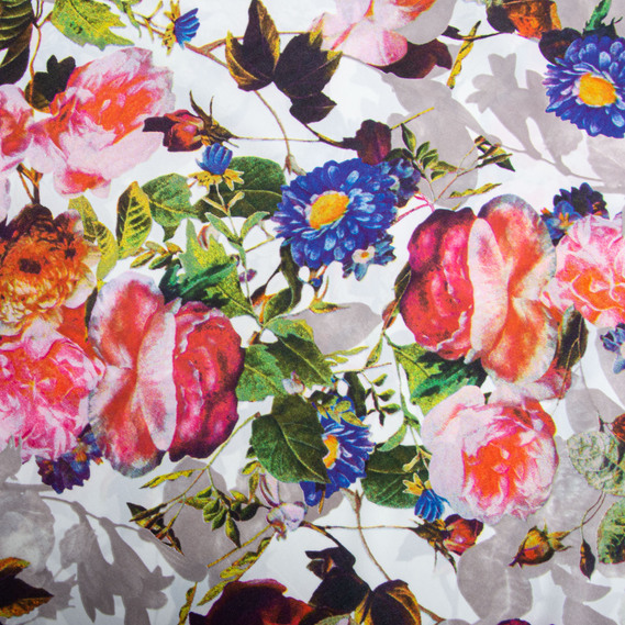 Super soft dress fabric ранковий сад, Квітковий, фото 2