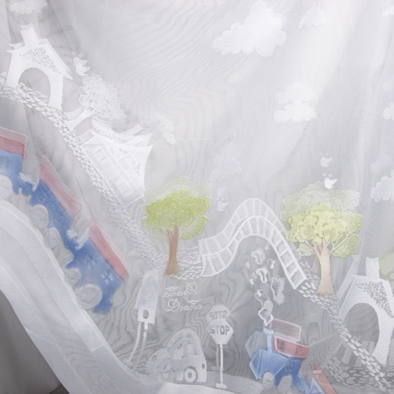 Тюль набивний Арка машинки, фото 1 Тюль набивний Арка машинки, фото 1