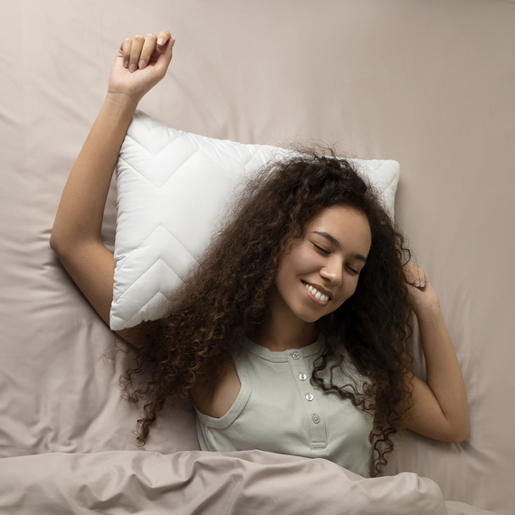 Подушка NORDIC COMFORT+ IDEIA 40х60 см с молнией, антиаллергенная біла, фото 5