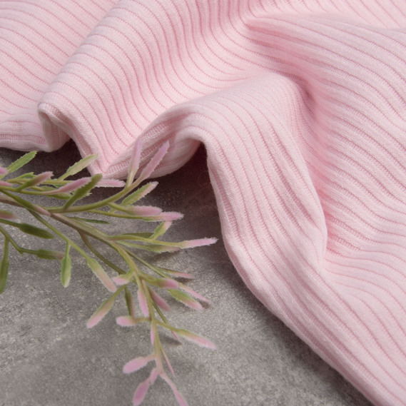 Fabric jersey viscose 1392 ніжно рожевий, фото 3