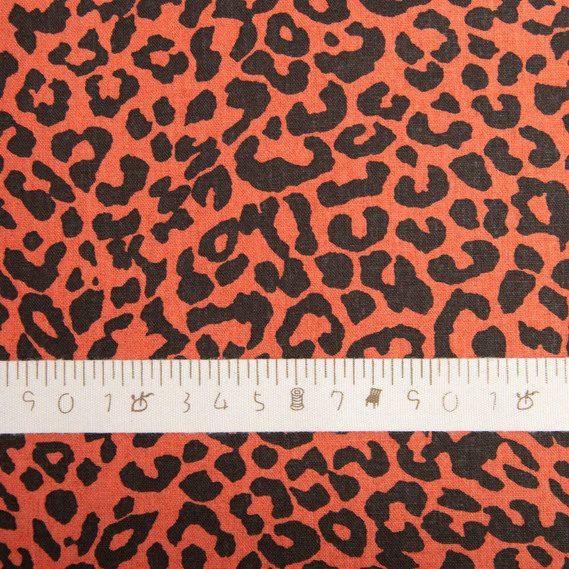 Тканина бязь ранфорс для постільної білизни, бавовна, 130 гр/м2, 240 см Лео червоний, фото 4