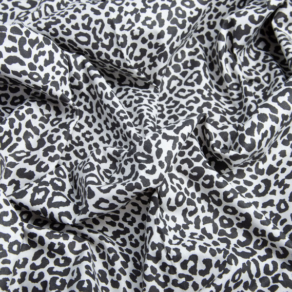 Ranfors coarse calico fabric лео чорний, фото 2 Ranfors coarse calico fabric лео чорний, фото 2