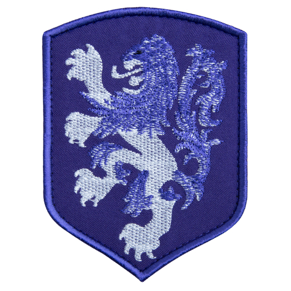 Шеврон на липучке Лев Дивизионщик 8х10,7 см, фото 1