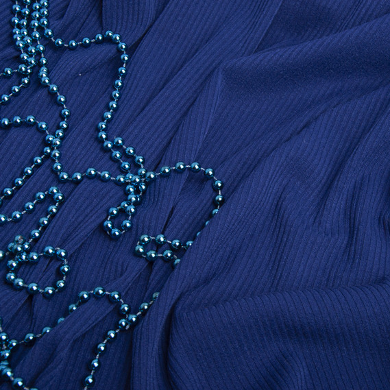 Fabric jersey viscose 1179 синій, фото 3