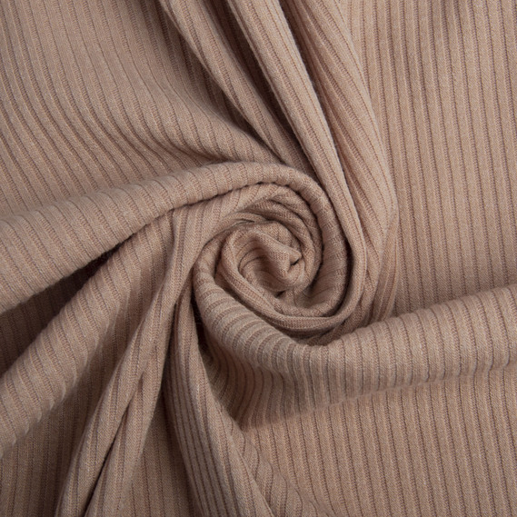 Тканина трикотаж віскоза Смуга 1244 арахіс, фото 1 Тканина трикотаж віскоза Смуга 1244 арахіс, фото 1