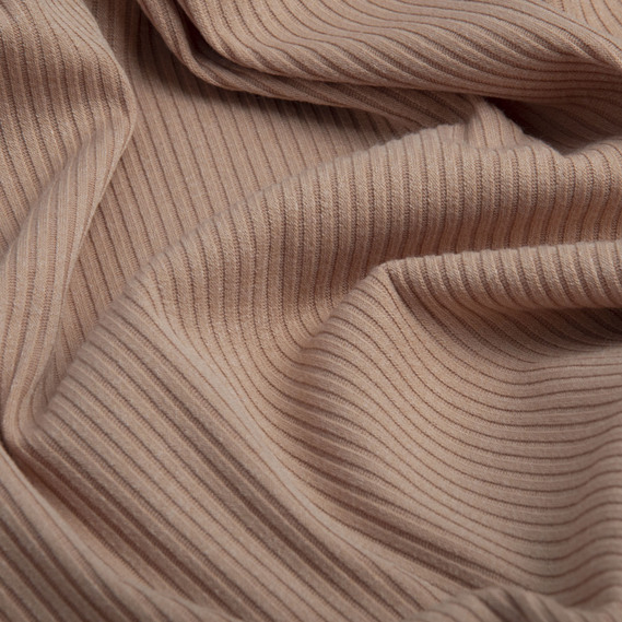 Тканина трикотаж віскоза Смуга 1244 арахіс, фото 2 Тканина трикотаж віскоза Смуга 1244 арахіс, фото 2