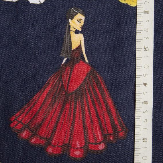 Ткань костюмная джинс леді чорна, фото 4