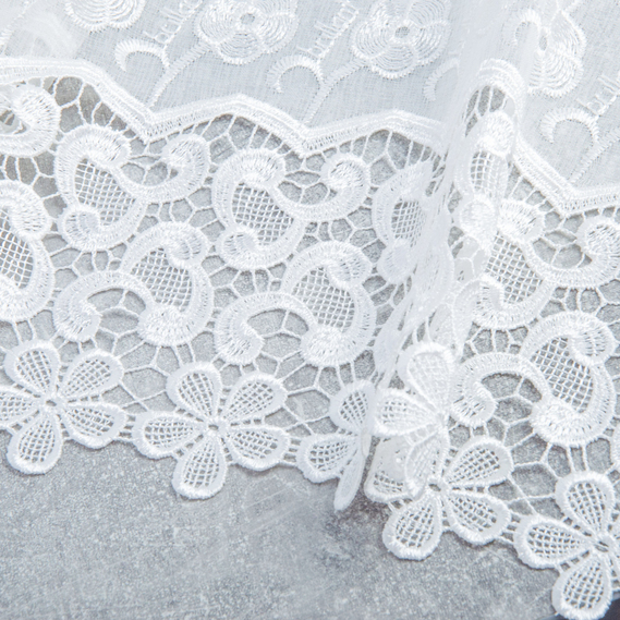 Тюль капрон с вышивкой Sultan Nazli Aplik, фото 3