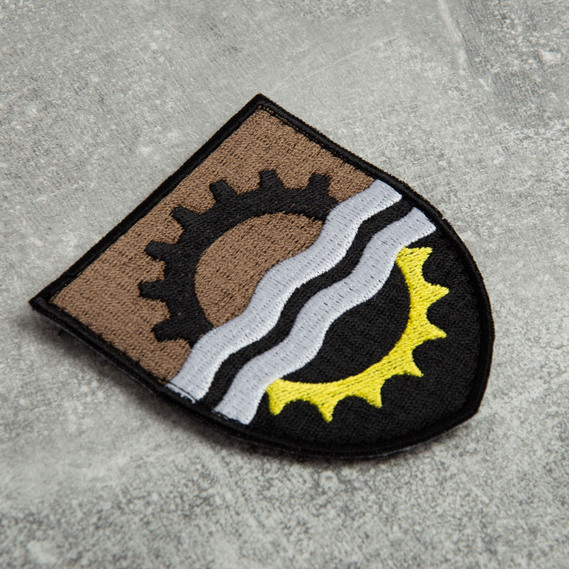 Шеврон на липучці 145 окремий ремонтно-вiдновлювальний полк Командування Сил логістики ЗСУ 7х8 см, фото 4