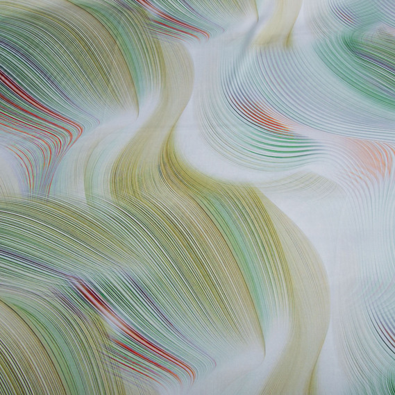 Fabric satin silk satin Armani спектр олива, фото 3