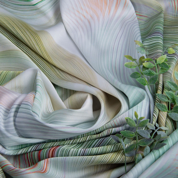 Fabric satin silk satin Armani спектр олива, фото 4 Fabric satin silk satin Armani спектр олива, фото 4