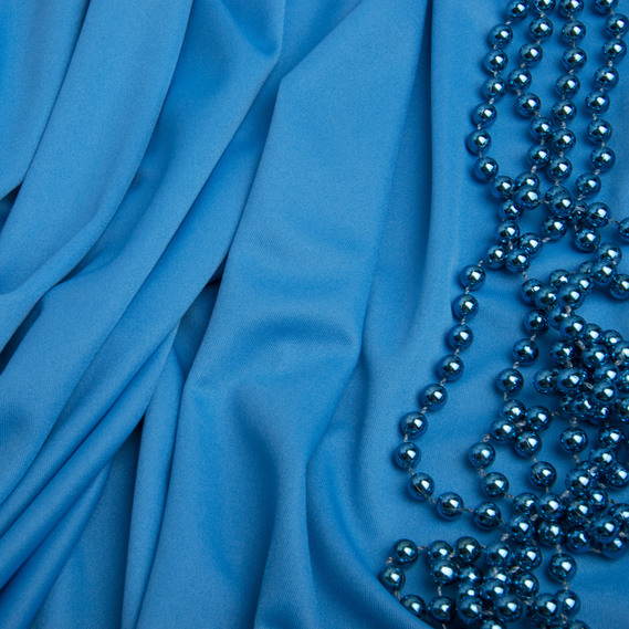 Ткань подкладочная трикотажная лазурь, фото 3