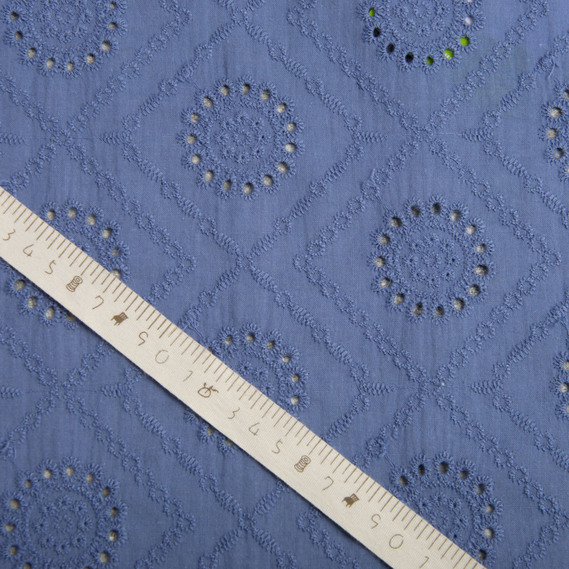 Dress fabric cotton batiste seam Діана денім, фото 4