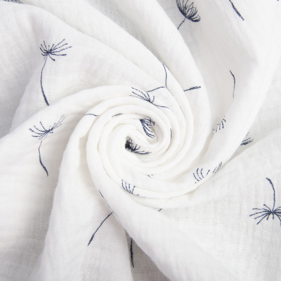 Two-Layer Cotton Muslin Fabric for Summer Clothing and Home Textiles двошарова кульбаба, фото 1 Two-Layer Cotton Muslin Fabric for Summer Clothing and Home Textiles двошарова кульбаба, фото 1