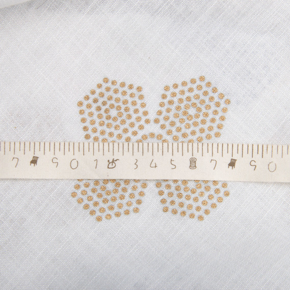 Тканина костюмна імітація льну з напиленням квітка молоко, фото 4 Тканина костюмна імітація льну з напиленням квітка молоко, фото 4