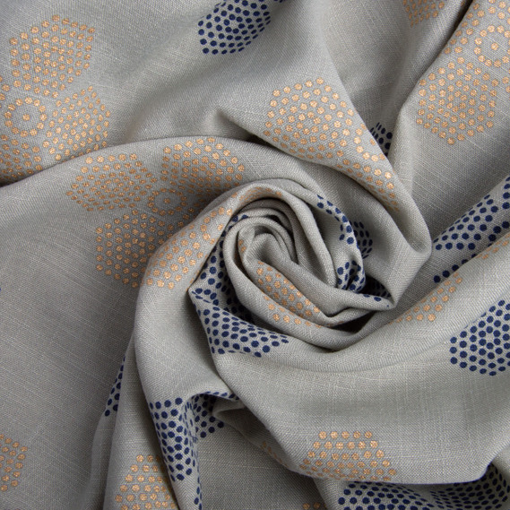 Coated suit fabric for linen квітка полин, фото 1 Coated suit fabric for linen квітка полин, фото 1