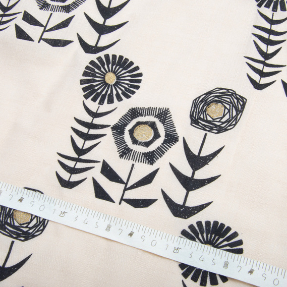 Тканина костюмна імітація льну з напиленням соняшник беж, фото 4