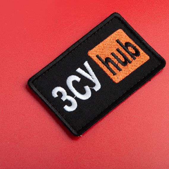 Шеврон нашивка на липучці вишитий патч 5х9,5 см Hub ЗСУ, фото 2